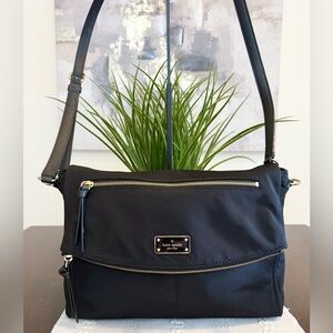 Kate Spade Blake Avenue Lyndon black nylon crossbody bag